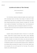 Week5 Essay Preface Mass Shooting.docx    ENGL135  A problem and solution of  €˜Mass Shooting   DeVry University ENGL135: Advanced Composition   In the United States, mainstream and political talk regularly centers around the causal effect of psychologica