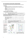 Samenvatting hoofdstuk 3 Genetische biosociale toepassing