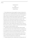 PRJ656   W5GroupAssignment.doc  PRJ 636  Group Project Week 5  Group 1  Project Management 656  Grantham University  1.   The four communication types in project management are writing, visual, listening, verbal, and non-verbal. These can be accomplished 