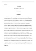 MKG530   W7Assignment.docx    MKG 530  Focus Groups  MKG530 Marketing Management   Focus Groups  Introduction  When showcasing an item, regardless of what the item is, a center gathering is an incredible method to decide whether the data about your item i