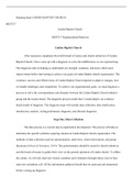 MGT517   W8Assignment.docx    Running head: LINDEN BAPTIST CHURCH  MGT517  Linden Baptist Church  MGT517 Organizational Behavior   Linden Baptist Church  After numerous complaints from both board of trustee and church initiatives of Linden Baptist Church,