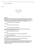 MA215   W6Assignment.docx  WEEK 6 ASSIGNMENT                                                                                                                1  MA215  Week 6 Assignment Grantham University MA215  Question 1  Professor Nord stated that the m