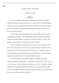 PS360   W6Assignment.docx    PS360  Psychotic Disorders: Schizophrenia  Grantham University  Stage of Schizophrenia  There are four stages of schizophrenia that people will “ but not always, progress through. The first stage, which can last days, weeks, m