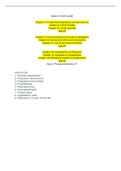 NR 327 EXAM 2 OB MATERNAL, Study Guide -Chamberlain College of Nursing