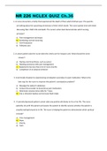  NR 226 NCLEX QUIZ Ch.36