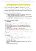 ATI PROCTORED PHARMACOLOGY STUDY GUIDE:LATEST 2021 | CHAMBERLAIN COLLEGE OF NURSING