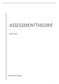 Samenvatting Assessmenttheorie