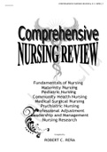 NURSING 1201 COMPREHENSIVE NURSING REVIEW