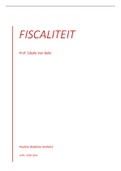 Fiscaliteit samenvatting 2020-2021