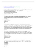 Walden UniversityNURS 6521Exam Questions