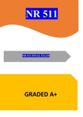 NR 511 FINAL EXAM( 100 Q&A) / NR511 FINAL EXAM( 100 Q&A): LATEST-2021