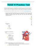 TEAS VI Practice Test | VERIFIED SOLUTION 