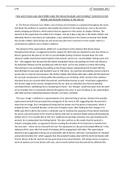 How and it what ways does Wilde make the extract dramatic and revealing? Comment on the stylistic and thematic features in the extract