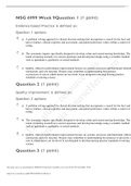 NSG 6999 Week 9 NSG 6999 Week 8 Quiz NSG 6999 Week 7 Quiz NSG 6999 Week 6 Quiz NSG 6999 Week 5 Quiz NSG 6999 Week 4 Quiz NSG 6999 Week 3 Quiz NSG 6999 Week 2 quiz NSG 6999 Week1quiz All are provided with correct answers for (2021/2022)