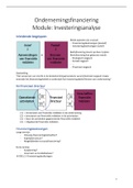 Samenvatting Investeringsanalyse - Schakeljaar Handelswetenschappen