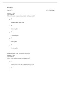 ANATOMY SCIN 132 WEEK 3 QUIZ 3 (LATEST)