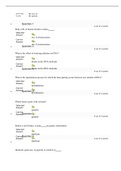 SCI 115 WEEK 4 QUIZ 4 (ANSWERED 40/40)