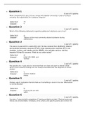 NURS 6541N Week 6 Midterm Exam  100% Correct