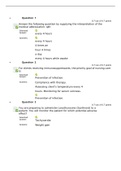 PN 138 Basic Pharmacology Final Exam Questions & Answers Graded A.