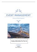 Moduleopdracht Eventmanagement afgesloten met een 9!!!