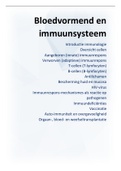 Complete Bloedvormend en Immuunsysteem Samenvatting