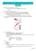 BIOCHEM C785 KALEYS COMPREHENSIVE STUDY GUIDE FINAL (COMPLETED) BIOCHEM C785 KALEYS COMPREHENSIVE STUDY GUIDE FINAL