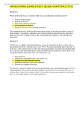 NR 503 FINAL EXAM STUDY GUIDE CHAPTER 2 TO 4