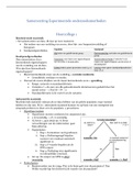 Volledige, uitgebreide samenvatting Experimentele Onderzoeksmethoden (424534-B-5) blok 3 en blok 4 Tilburg University