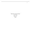 NR 503 Relative Risks Calculation Worksheet ,Population Health, Epidemiology & Statistical Principles Concept Map Complete Solutions Graded A (NR 503) 