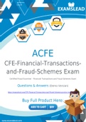 ACFE CFE-Financial-Transactions-and-Fraud-Schemes Dumps - Getting Ready For The ACFE CFE-Financial-Transactions-and-Fraud-Schemes Exam