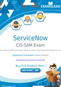 ServiceNow CIS-SAM Dumps - Getting Ready For The ServiceNow CIS-SAM Exam