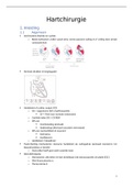 Cardiochirurgie - complete samenvatting