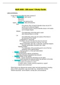 NUR 4450 - OB exam 1 Study Guide.