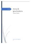 Samenvatting 'Actua en geschiedenis' PXL