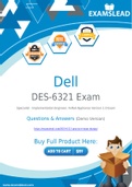 Dell DES-6321 Dumps - Getting Ready For The Dell DES-6321 Exam