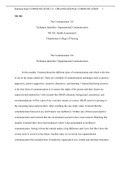 Communicator Organizational Commuication.docx  NR 302  The Communicator 2.0:  Technique Identifier: Organizational Communication  NR 302: Health Assessment I  Chamberlain College of Nursing   The Communicator 2.0:  Technique Identifier: Organizational Com