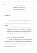 Communication Change Challenge part 2.docx  SPCH 277  Communication Change Challenge  University College of Nursing SPCH 277: Interpersonal Communication Professor   Part 1  1A œI Cant List  Challenge 1: I cant speak to my spouse when am angry heartbroke