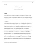 Check Up 2 PSY290.docx  PSY290  Health Investigator #2  Chamberlain School of Nursing   Abstract  Attention deficit hyperactivity disorder, ADHD, has been misdiagnosed in children over the years. In St. Louis there was a study that was done with children 