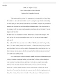 BUS210 SNHU Pet Supply Company.docx  BUS 210  SNHU Pet Supply Company  BUS210: Managing/Leading in Business Southern New Hampshire University   While being tasked to evaluate this organizations drop in productivity, I have taken the initiative to talk to 