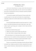 BUS 206 Project 3   Tort Law.docx  BUS 206  BUS 206 Project Three “ Tort Law  New Hampshire University   A tort is an act or omission that gives rise to injury or harm to another and amounts to a civil wrong for which courts impose liability (Team, 2019).