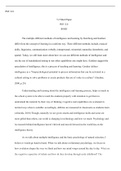 7 2 Short Essay .docx  PSY 321  7-2 Short Paper  PSY 321  SNHU  The multiple different methods of intelligence and learning by Sternberg and Gardner differ from the concept of learning in a uniform way. There different methods include, musical skills, lin