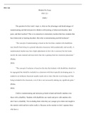 6 2 Short essay.docx  PSY 321  Module Six Essay PSY 321  SNHU  The question for this weeks topic is, what are the advantages and disadvantages of mainstreaming and full inclusion for children with learning or behavioral disorders, their peers, and their t