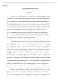 3 2 Short Essay.docx  PSY 321  3-2 Short Paper: Module Three Essay  PSY 321  As humans we need the proper nutrition to survive. As young humans, infants more specifically, the proper nutrition is so essential to our growth. Poor nutrition in infants can a