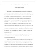 Milestone 3 PSY 545.docx    PSY 545  Milestone 3: The Role of Ethics with Eggshell Plaintiff  PSY 545: Forensic Assessment  The importance of maintaining professionalism in for any forensic psychologist is a code of ethics and principals they maintain in 