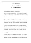 Lesson 14 Written Assignment.docx  CJT222  Lesson 14 Written Assignment  Homeland Security - CJT222_701  14 Written Assignment  List and describe the three different layers of homeland defense.  The NORTHCOM model identified three areas or "layers" 