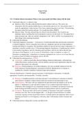 Exam  1 Key Concepts.docx  Exam #1 Key Concepts  Ch. 1 Evidence-Based Assessment: Please review powerpoint and follow along with the book.  1)   Understand subjective vs objective data.  a)   Subjective Data- The data collected that the patient (subject) 