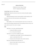 SPCH277 Week 6 Assignment final.docx  SPCH 277  Outline and Final Draft  Chamberlain University College of Nursing SPCH 277: Interpersonal Communication   General Topic: Improving in Public Speaking  Specific Topic: Maintain fear and turn nervousness into