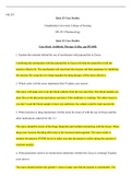 Quiz2 Case Studies Pharmacology.docx    NR 293  Quiz #2 Case Studies  Chamberlain University College of Nursing  NR 293: Pharmacology  Quiz #2 Case Studies  Case Study Antibiotic Therapy (Lilley, pp 592-605)  1. Explain the rationale behind the use of taz