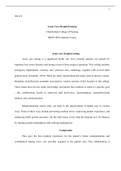 NR451 iCARE paper outline template  Wk 5apa7ac.edited.docx  NR 451  Acute Care Hospital Setting  Chamberlain College of Nursing  NR451 RN Capstone Course  Acute care hospital setting  Acute care setting is a significant health care level whereby patients 