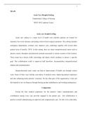 NR451 iCARE paper outline template  Wk 5apa7ac.docx  NR 451  Acute Care Hospital Setting  Chamberlain College of Nursing  NR451 RN Capstone Course  Acute care hospital setting  Acute care setting is a major level of health care whereby patients are treate